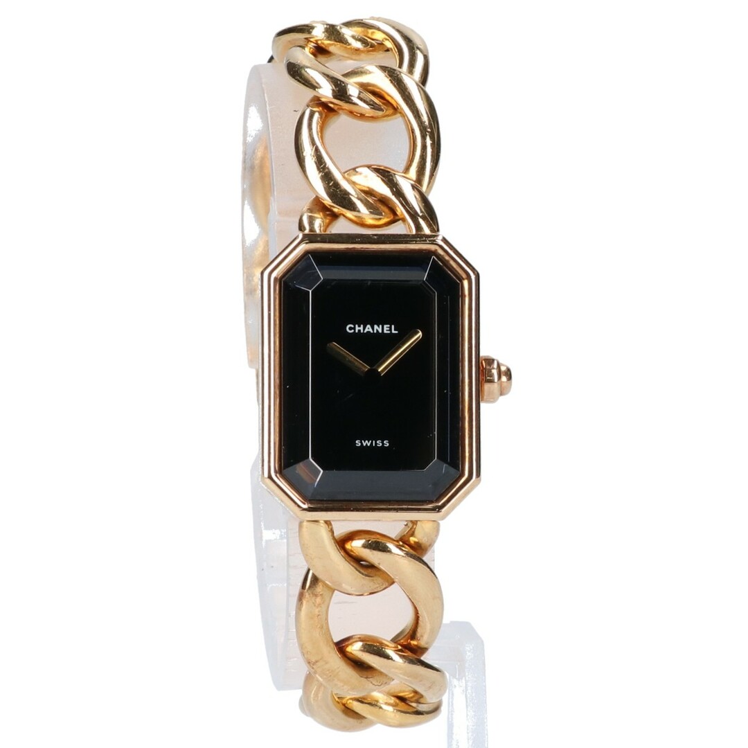 CHANEL(シャネル)のシャネル H0003 K18YG ブラック文字盤 プルミエールL クォーツ レディースのファッション小物(腕時計)の商品写真