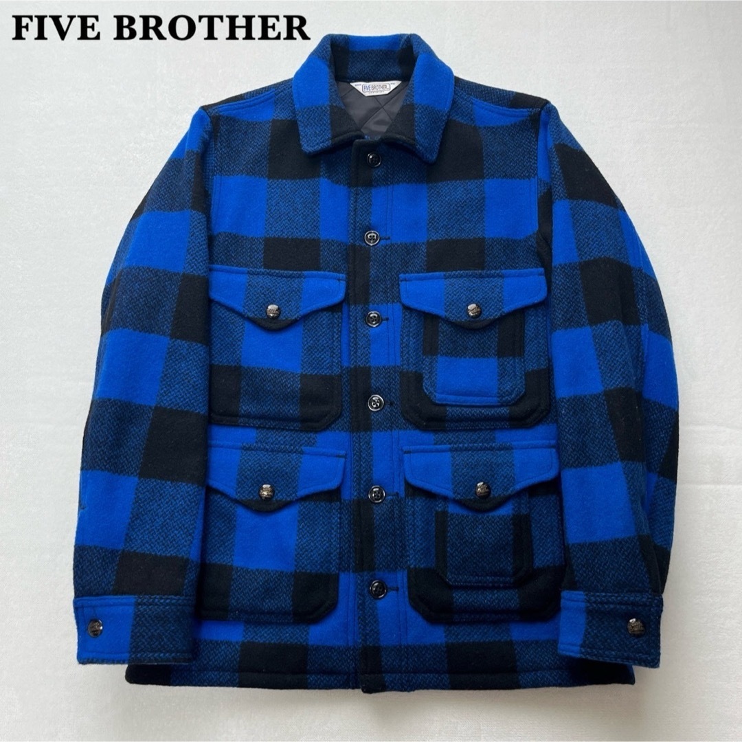 FIVE BROTHER(ファイブブラザー)の【未使用級】極上配色 FIVEBROTHER マッキーノクルーザージャケット メンズのジャケット/アウター(その他)の商品写真