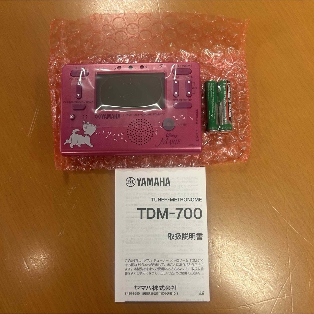 TDM-700DMRE ヤマハ チューナー/メトロノーム ディズニー・マリー Y 楽器の楽器 その他(その他)の商品写真