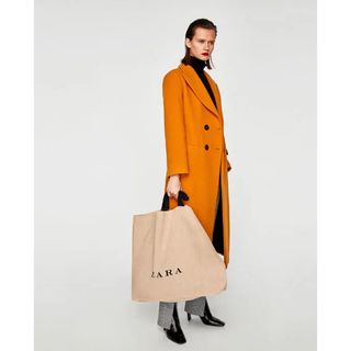 ZARA - ZARA ジュートトートバッグ