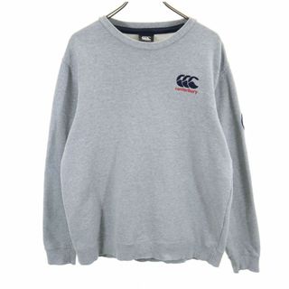 カンタベリー(CANTERBURY)のカンタベリー 長袖 スウェット トレーナー L グレー CANTERBURY OF NEW ZEALAND メンズ 古着 【240421】(スウェット)