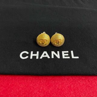 シャネル(CHANEL)の極 美品 希少品 コメあり CHANEL シャネル ヴィンテージ 95A ココマーク モチーフ イヤリング イヤーカフ アクセサリー ゴールド 29372(イヤリング)