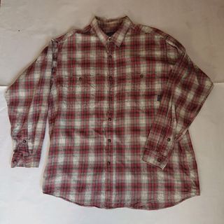 パタゴニア(patagonia)の【パタゴニア】フランネルシャツ③／赤系チェック柄／men's Ｌ(シャツ)