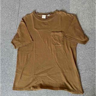 グッドウェアー(GOOD WEAR)の【GoodWear】／Tシャツ　コヨーテブラウン ポケット付 Mサイズ(Tシャツ/カットソー(半袖/袖なし))