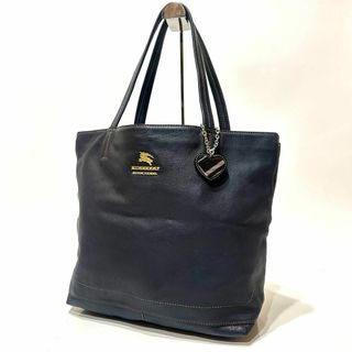 バーバリーブルーレーベル(BURBERRY BLUE LABEL)の【美品】BURBERRY ブルーレーベル　トートバッグ　ハートチャーム レザー(トートバッグ)