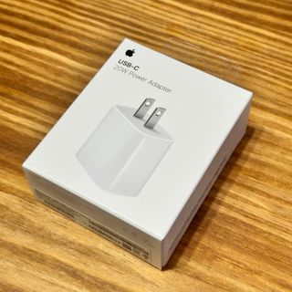 アップル(Apple)の【未開封品】APPLE USB-C電源アダプタ MHJA3AM/A(バッテリー/充電器)