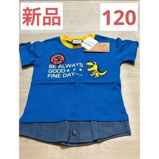 【早い者勝ち！】新品　PakaPaka 恐竜　Tシャツ　120(Tシャツ/カットソー)