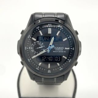 カシオ(CASIO)の〇〇CASIO カシオ LINEAGE リニエージ ソーラー 電波 腕時計 LCW-M300DB-1AJF   ブラック(腕時計(アナログ))