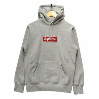 シュプリーム(Supreme)のSUPREME シュプリーム 16AW Box Logo Hooded Sweatshirt ボックスロゴ スウェット パーカー ヘザーグレー サイズS 正規品 / 33736(パーカー)