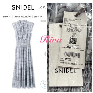 スナイデル(SNIDEL)の完売色🌷新作新品🍀【WEB限定サイズあり】Sustainableフリルワンピース(ロングワンピース/マキシワンピース)