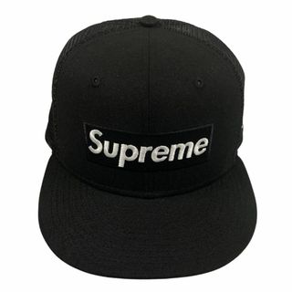 シュプリーム(Supreme)のSUPREME シュプリーム × New Era Box Logo Mesh Back ニューエラ ボックスロゴ メッシュキャップ ブラック サイズ7 3/8 正規品 / 34103(キャップ)