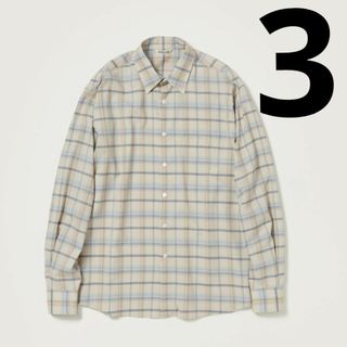 オーラリー(AURALEE)のAURALEE24SS SUPER LIGHT WOOL CHECK SHIRT(シャツ)