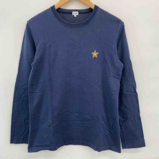 Paul Smith ポールスミス　紺　青　ネイビー　丸首　 メンズ Tシャツ（長袖）