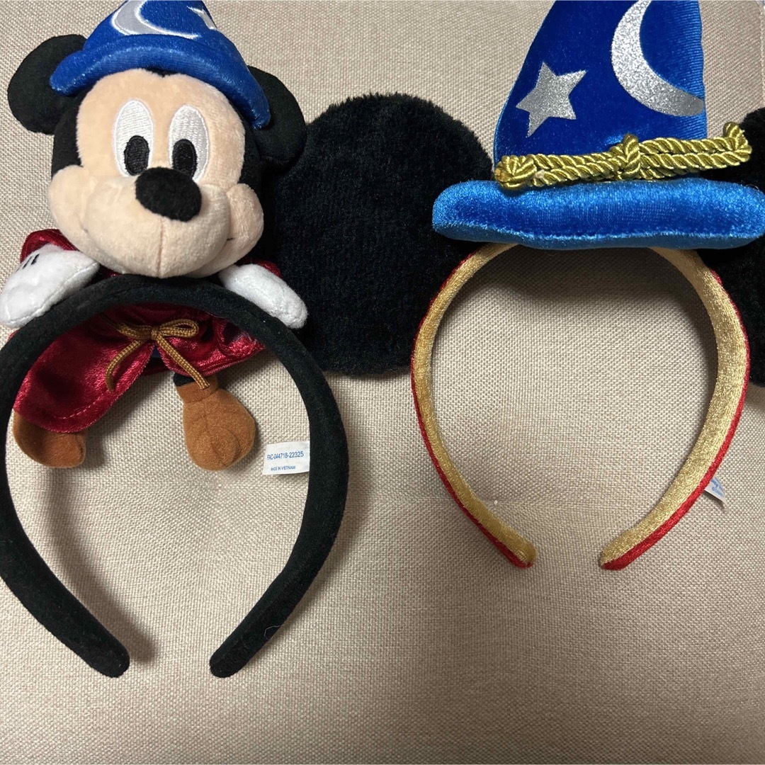 Disney(ディズニー)のディズニーリゾート　カチューシャ ファンタジア　魔法使いの弟子　ミッキー エンタメ/ホビーのおもちゃ/ぬいぐるみ(キャラクターグッズ)の商品写真