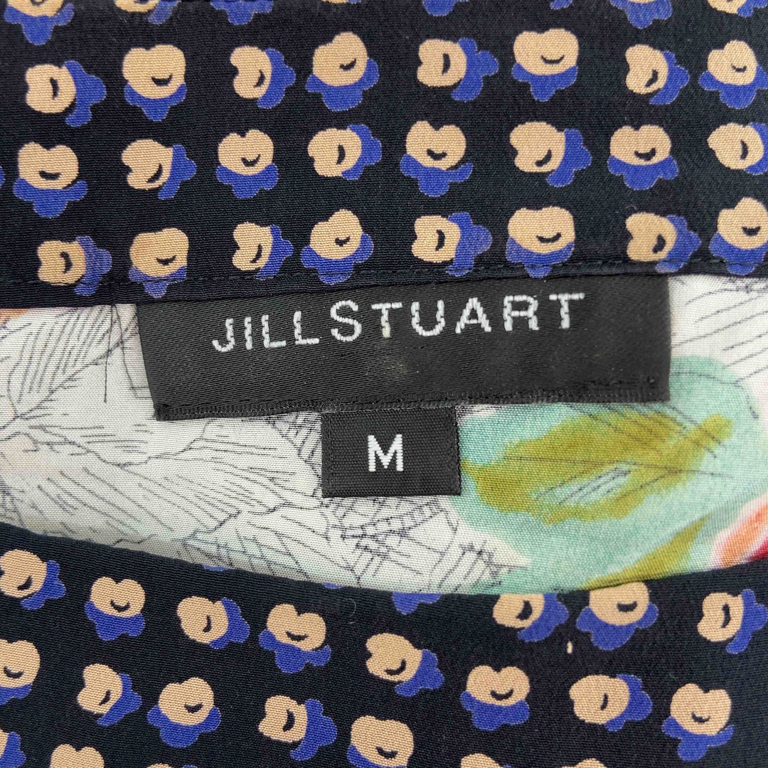 JILLSTUART(ジルスチュアート)のJILLSTUART ジルスチュアート レディース 半袖シャツ/ブラウス シルク100％ 花柄 ボートネック レディースのトップス(シャツ/ブラウス(半袖/袖なし))の商品写真