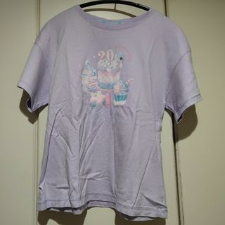 メゾピアノジュニア(mezzo piano junior)の美品☆メゾピアノジュニア　半袖Ｔシャツ　薄パープル　150cm(Tシャツ/カットソー)