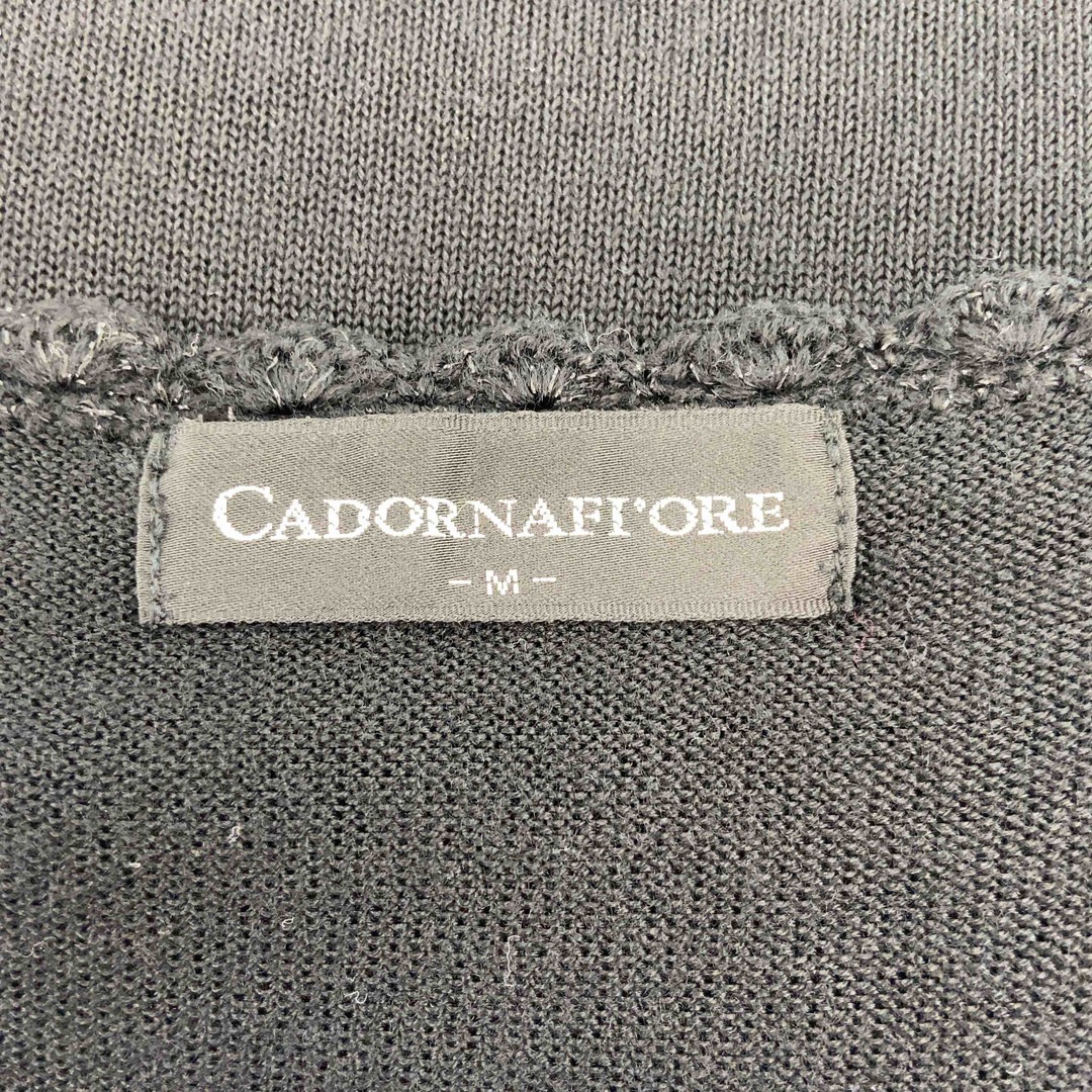 CADORNAFI'ORE カドルナフィオーレ レディース カーディガン 半袖カーディガン ブラック レース レディースのトップス(カーディガン)の商品写真