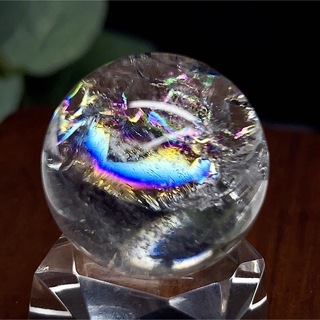 ヒマラヤ水晶　水晶　丸玉　スフィア　パワーストーン　天然石　【超美品】 35(置物)