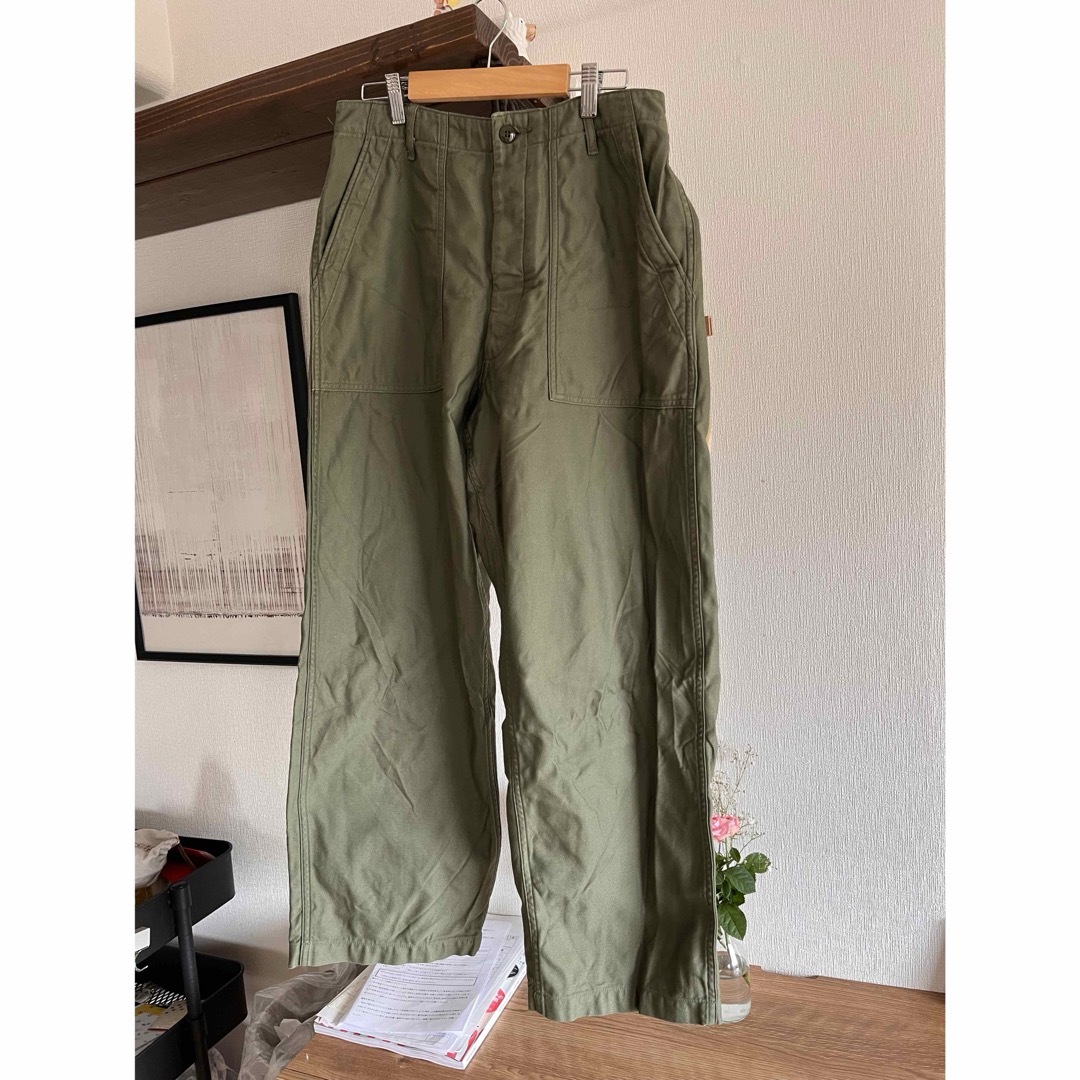 1LDK SELECT(ワンエルディーケーセレクト)のINTERIM  GIZA BACK SATIN BAKER PANTS メンズのパンツ(ワークパンツ/カーゴパンツ)の商品写真