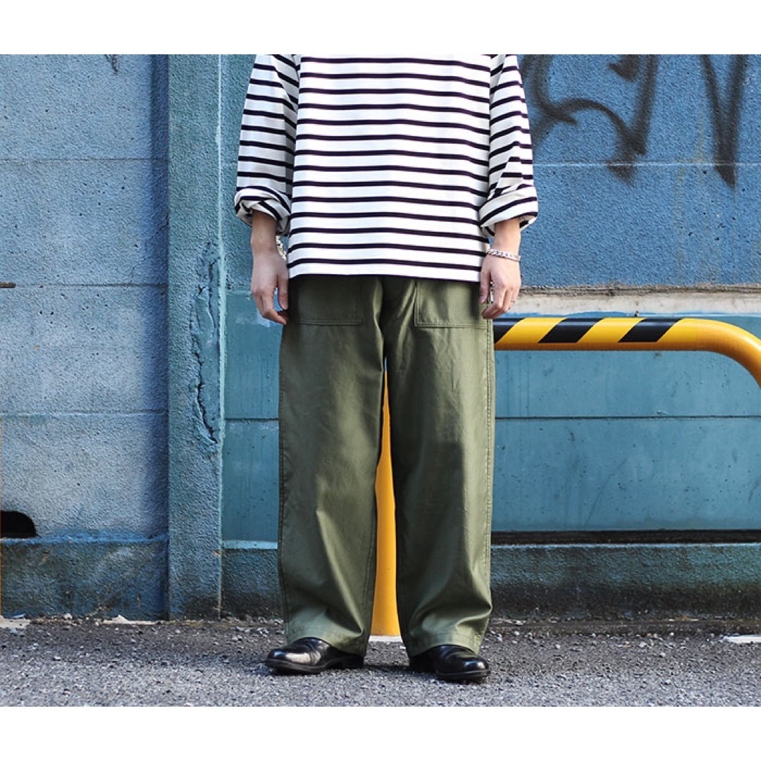 1LDK SELECT(ワンエルディーケーセレクト)のINTERIM  GIZA BACK SATIN BAKER PANTS メンズのパンツ(ワークパンツ/カーゴパンツ)の商品写真