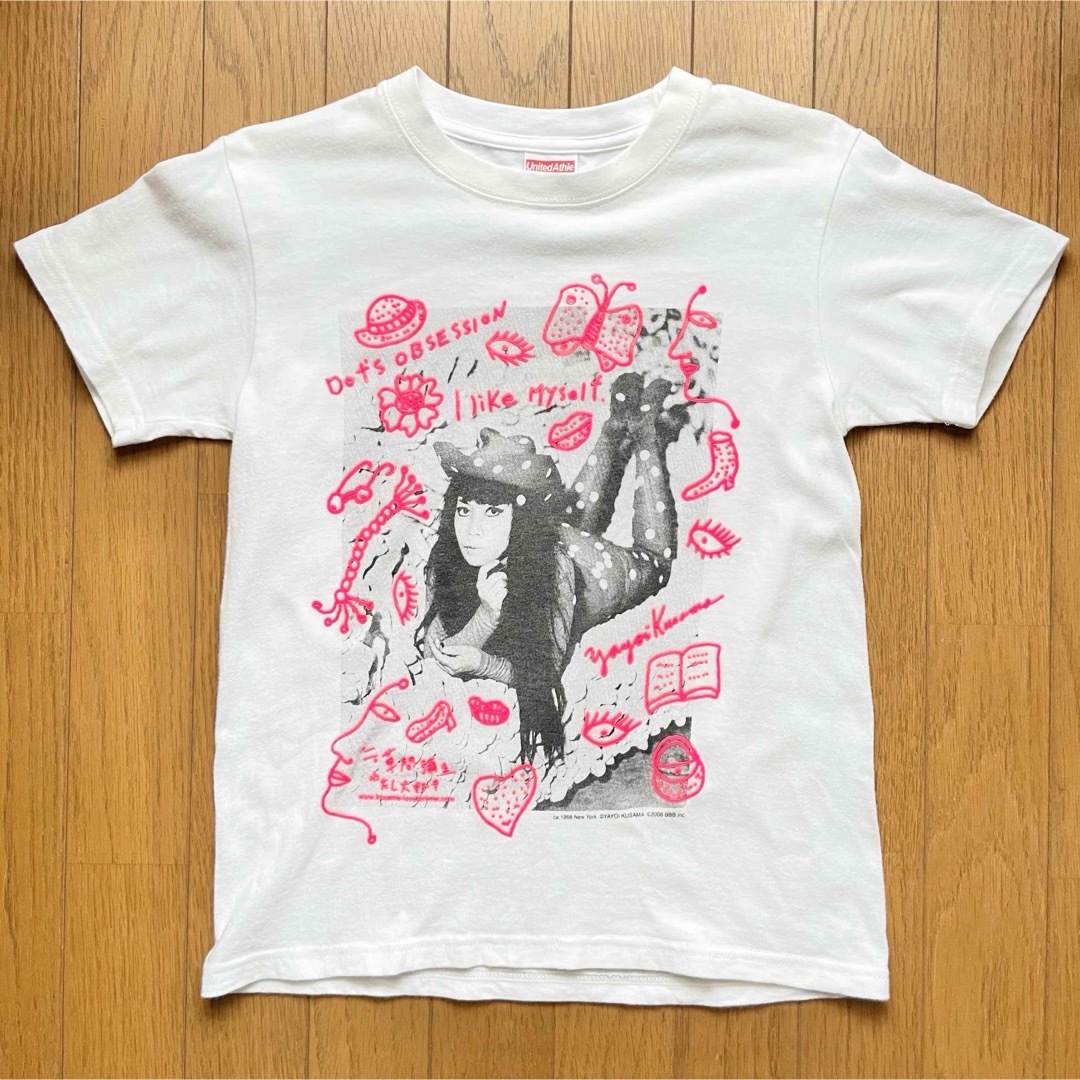 草間彌生　LOVE FOREVER  ラブフォーエバー　Tシャツ　XS レディースのトップス(Tシャツ(半袖/袖なし))の商品写真