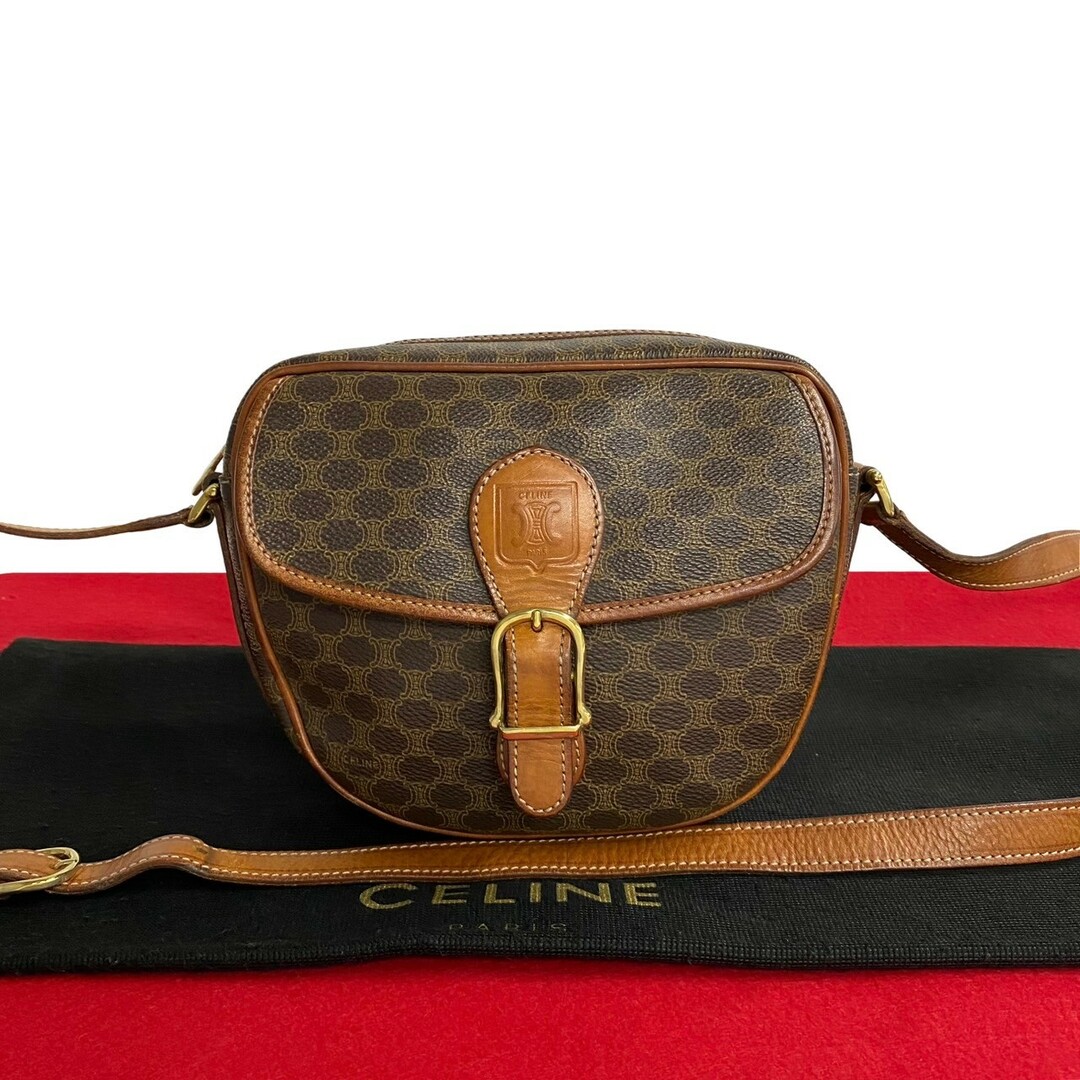 celine - 極 美品 CELINE セリーヌ ヴィンテージ マカダム ブラゾン celine - 極 美品 CELINE セリーヌ ヴィンテージ マカダム ブラゾン