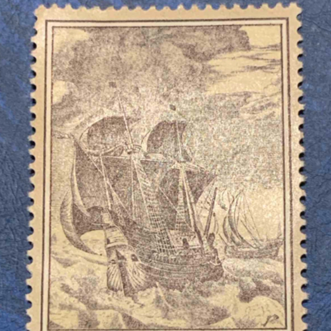外国切手　チェコスロバキア　帆船　版画 エンタメ/ホビーのコレクション(使用済み切手/官製はがき)の商品写真