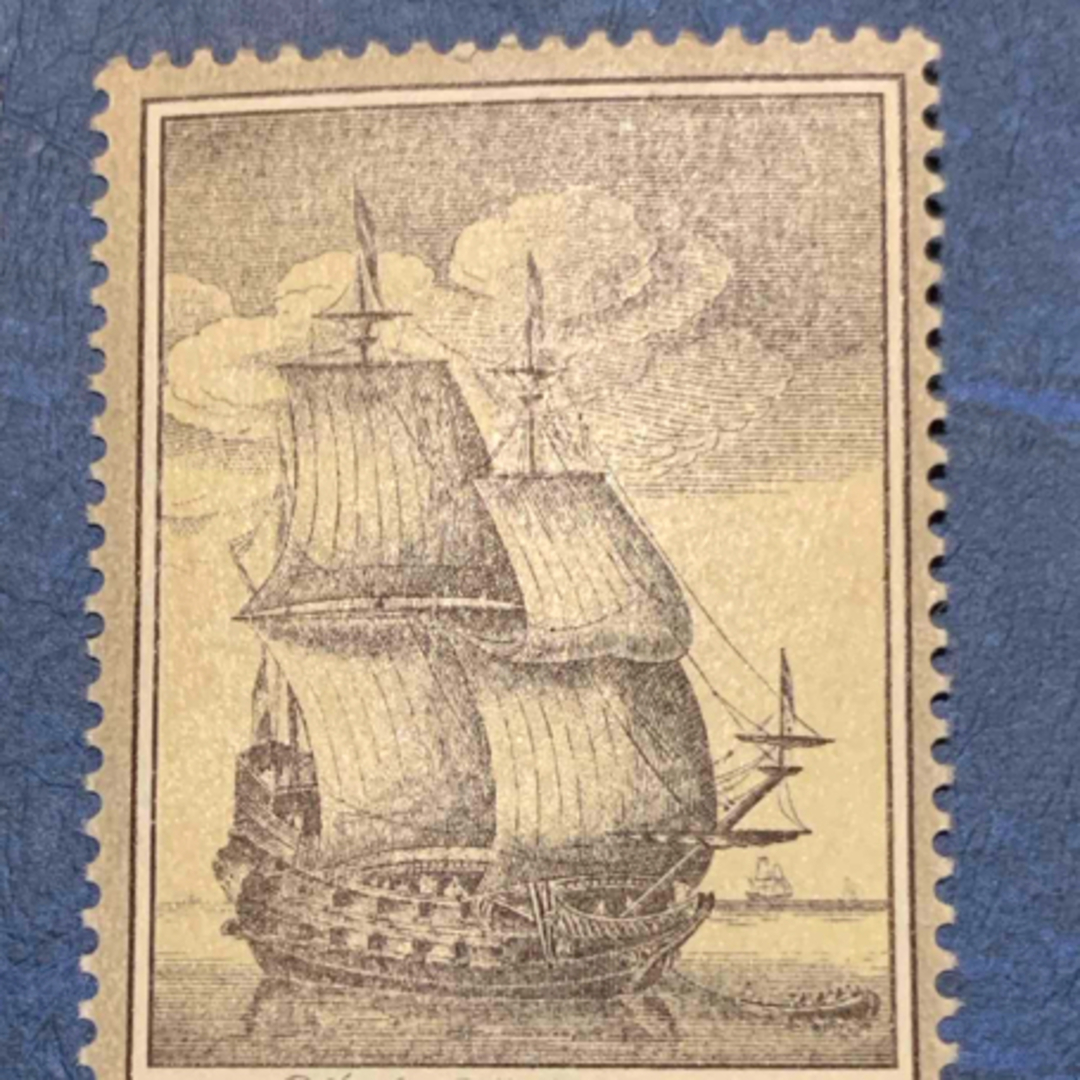 外国切手　チェコスロバキア　帆船　版画 エンタメ/ホビーのコレクション(使用済み切手/官製はがき)の商品写真