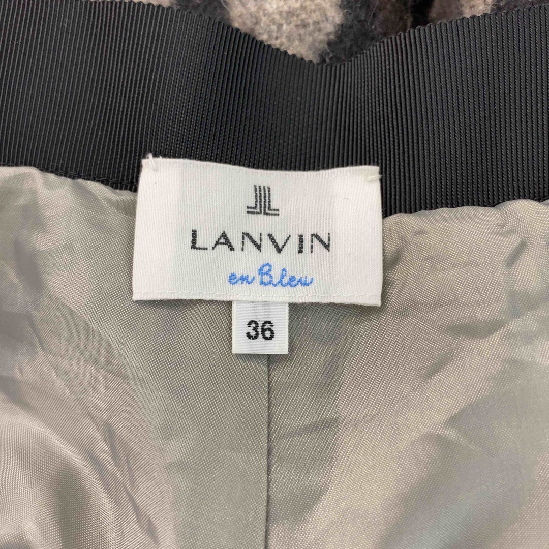 LANVIN en Bleu(ランバンオンブルー)のLANVIN en Bleu ランバンオンブルー ヒョウ柄 総柄 レディース ショートパンツ レディースのパンツ(ショートパンツ)の商品写真