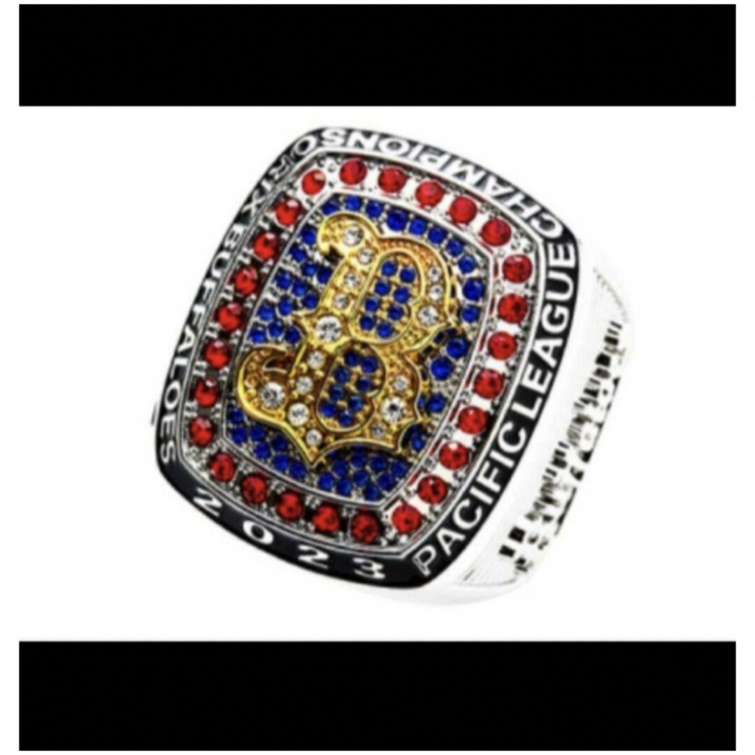 オリックス・バファローズ(オリックスバファローズ)の2023チャンピオンリング　オリックス開幕戦　記念品　リーグ優勝記念 メンズのアクセサリー(リング(指輪))の商品写真