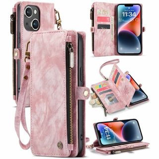 【色:ピンク】Sibada iPhone 14 Plus ケース iPhone1(その他)