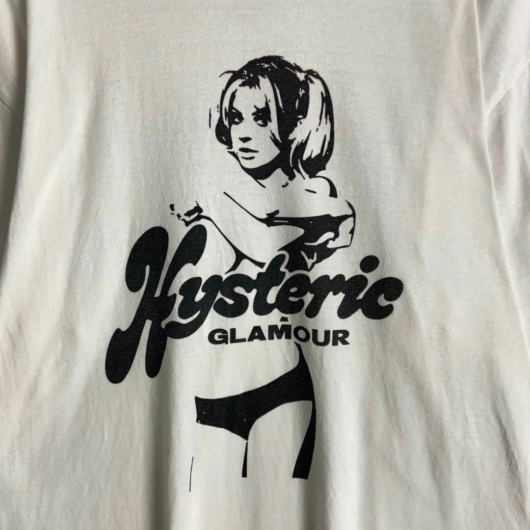 HYSTERIC GLAMOUR(ヒステリックグラマー)の9221【希少XLサイズ】ヒステリックグラマー☆ヒスガール定番カラーtシャツ美品 メンズのトップス(Tシャツ/カットソー(半袖/袖なし))の商品写真