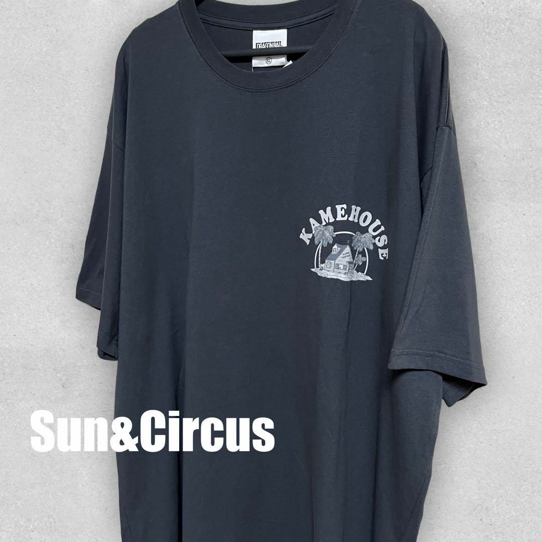 メンズ大きいサイズ4L ドラゴンボール 亀仙人 カメハメハウス Tシャツ メンズのトップス(Tシャツ/カットソー(半袖/袖なし))の商品写真