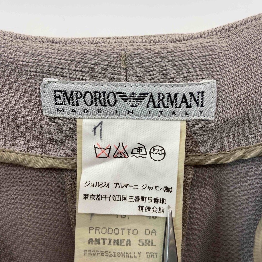 Emporio Armani(エンポリオアルマーニ)のEMPORIO ARMANI エンポリオアルマーニ レディース カジュアルパンツ グレージュ 薄手 レディースのパンツ(カジュアルパンツ)の商品写真