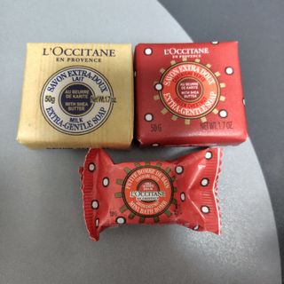 ロクシタン(L'OCCITANE)のお値下げ中★ロクシタン　石鹸２種＆バスボムセット(ボディソープ/石鹸)