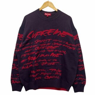 SUPREME シュプリーム 24SS Futura Sweater フューチュラ ニット セーター ネイビー サイズXL 正規品 / 34094