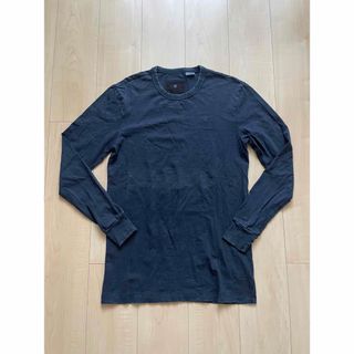 ジースター(G-STAR RAW)の新品未使用G-STAR RAW ジースター 長袖 ロンT ネイビー　無地(Tシャツ/カットソー(七分/長袖))