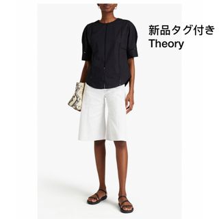 セオリー(theory)のTHEORY ラティストリム コットンポプリン トップス(シャツ/ブラウス(長袖/七分))