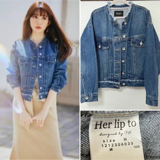 ハーリップトゥ(Her lip to)のHer lip to Everyday Denim Jacket Mサイズ(Gジャン/デニムジャケット)