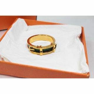 エルメス(Hermes)の【HERMES】　スカーフリング　中古/美品　ゴールド(バンダナ/スカーフ)