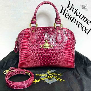 ヴィヴィアンウエストウッド(Vivienne Westwood)のVivienne Westwood CHANCERY クロコ 2WAY バッグ(ショルダーバッグ)