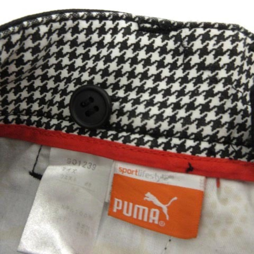 PUMA(プーマ)のプーマ パンツ 901239 ロゴ ストレッチ ヘリンボーン 黒 大きいサイズ スポーツ/アウトドアのゴルフ(ウエア)の商品写真