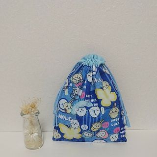 ちいかわ 巾着 ハンドメイド(外出用品)