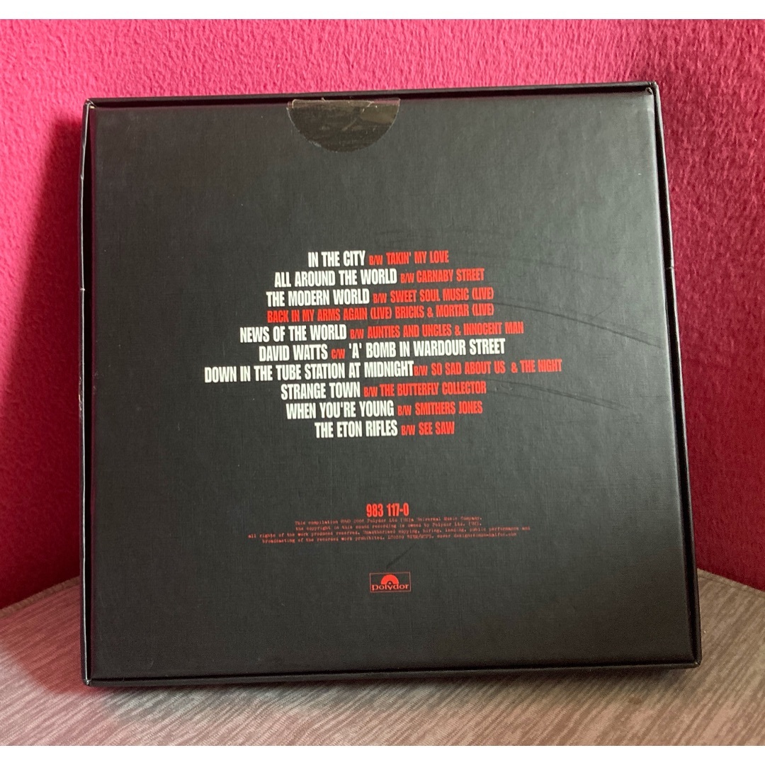 鬼レア 7インチレコードBOX『THE JAM SINGLES 1977-79』の通販 鬼レア 7インチレコードBOX『THE JAM SINGLES 1977-79』の通販