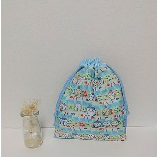 ちいかわ 巾着 ハンドメイド(外出用品)