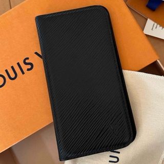 ルイヴィトン(LOUIS VUITTON)のLOUIS VUITTON ルイヴィトン iPhonex xs 黒 エピ 本物品(iPhoneケース)