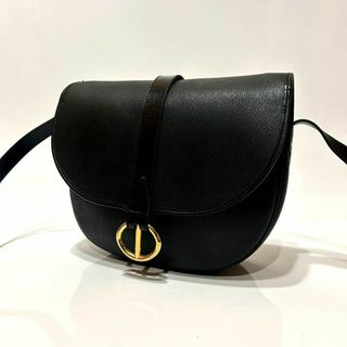 クリスチャンディオール(Christian Dior)の【美品】Christian Dior ショルダーバッグ　PVC レザー　ハニカム(ショルダーバッグ)