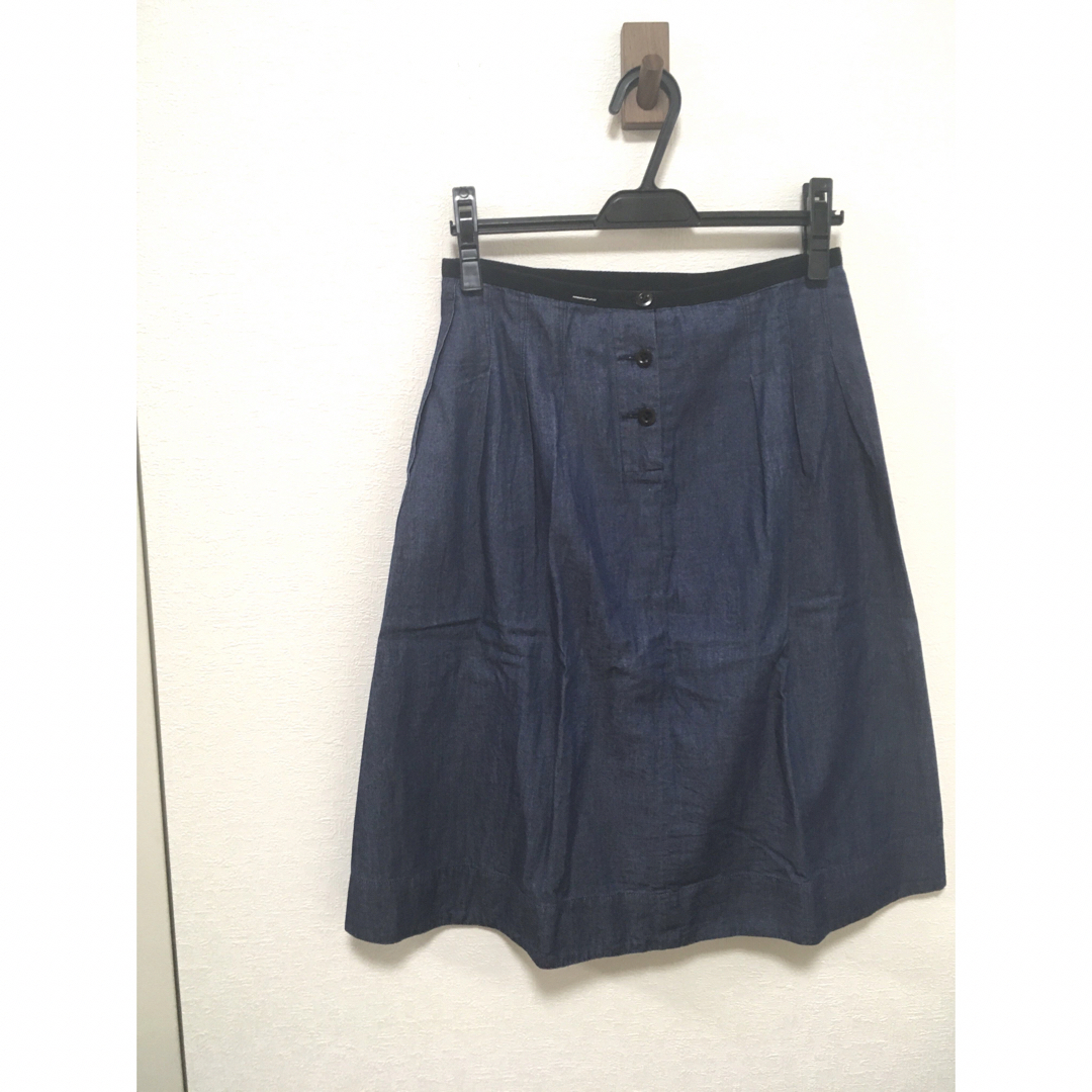 MARGARET HOWELL(マーガレットハウエル)のMHL デニムスカート マーガレットハウエル レディースのスカート(ひざ丈スカート)の商品写真