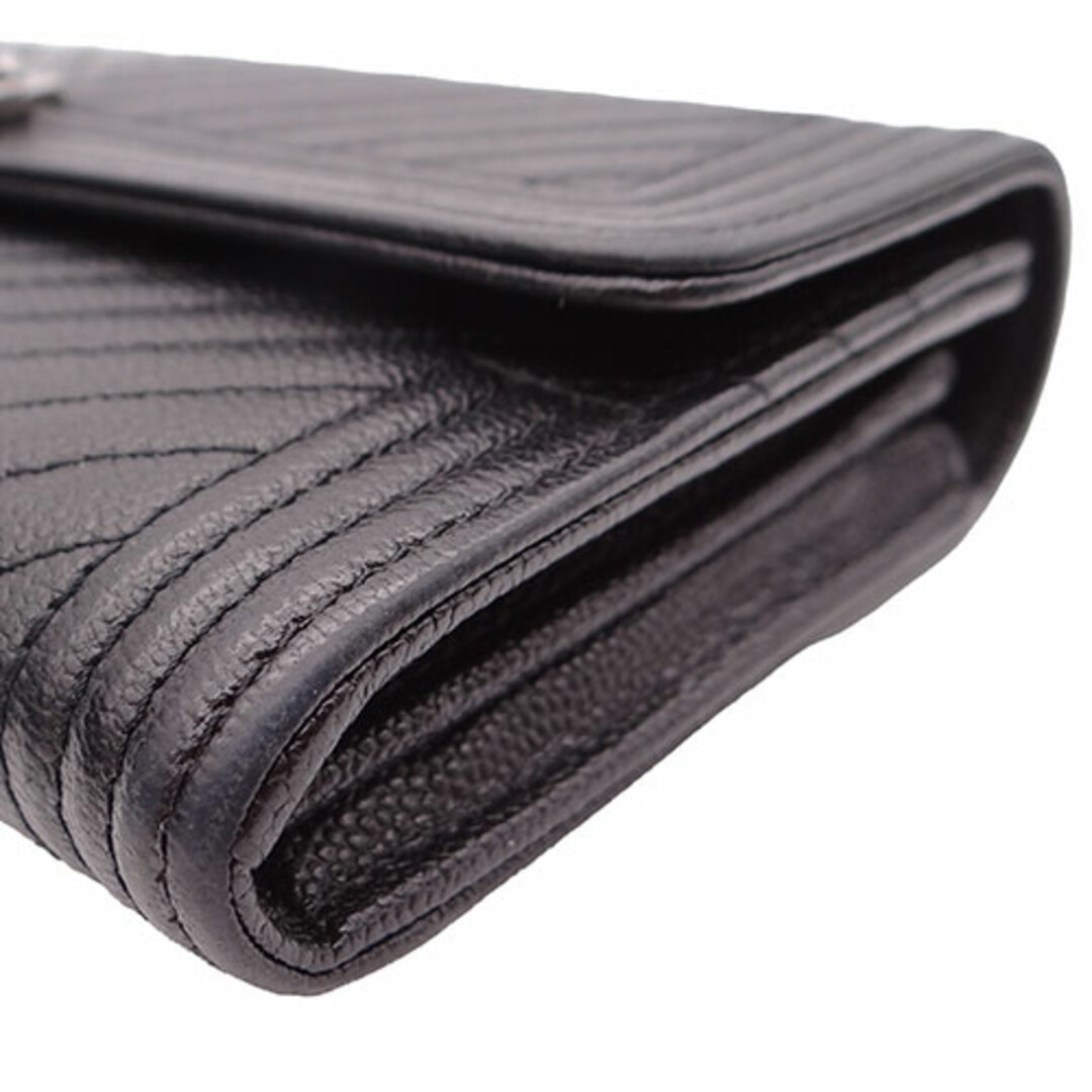 シャネル CHANEL 財布 レディース, ブランド, 長財布 レザー ボーイシャネル キャビア シルバー金具 ブラック A80286 お洒落 2568**** 【中古】 シャネル CHANEL 財布 レディース, ブランド, 長財布 レザー ボーイシャネル キャビア シルバー金具 ブラック A80286 お洒落 2568**** 【中古】