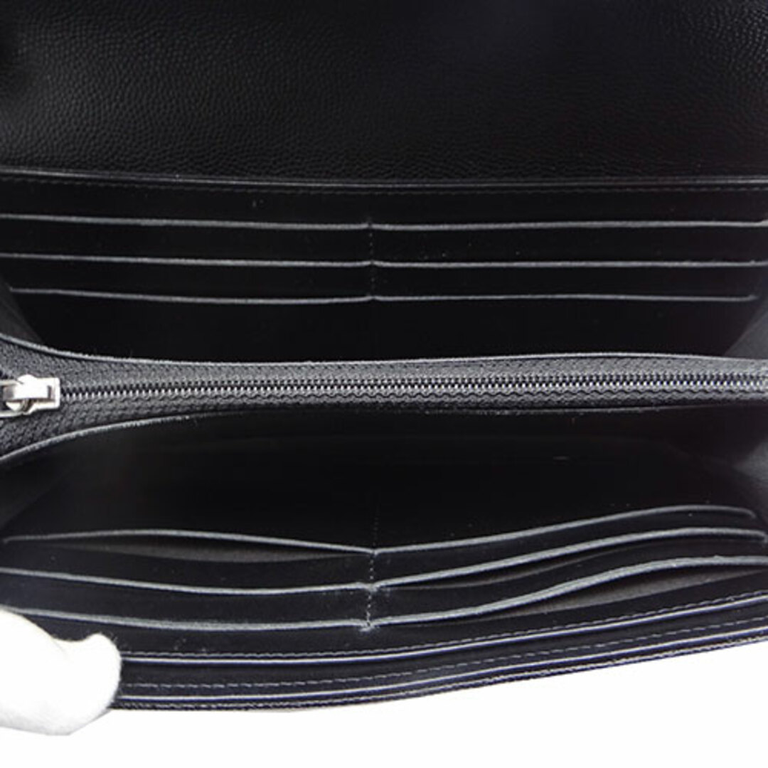 シャネル CHANEL 財布 レディース, ブランド, 長財布 レザー ボーイシャネル キャビア シルバー金具 ブラック A80286 お洒落 2568**** 【中古】 シャネル CHANEL 財布 レディース, ブランド, 長財布 レザー ボーイシャネル キャビア シルバー金具 ブラック A80286 お洒落 2568**** 【中古】